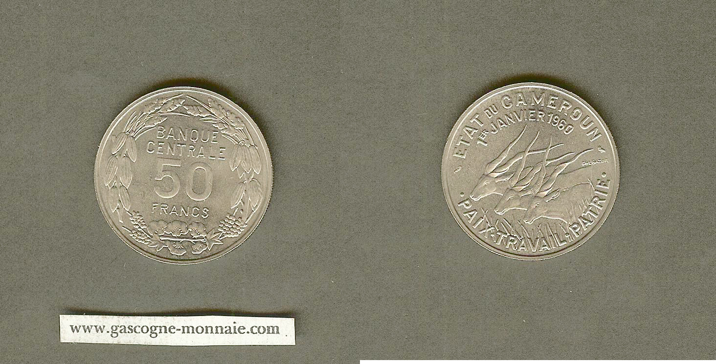 Cameroun 50 francs 1960 AU/Unc